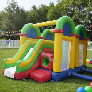 Château plein d'entrain de toboggan de <span class=keywords><strong>jeux</strong></span> de saut en plein air drôles de prix usine - Product Image 1
