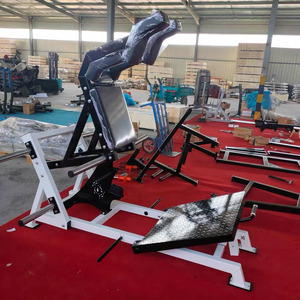 Machine à Squat Réglable avec Plateforme de Levage, Coussinets d'Épaule Larges et Épais <span class=keywords><strong>pour</strong></span> Entraînement Intensif des Jambes - Product Image 3