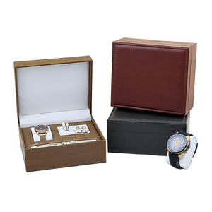 Luxury <b>Leather</b> <b>Watch</b> Jewelry Organizer Box, Flip Lid Multi Compartment Storage Case for Men <b>Watch</b> Women Jewelry Gift Packing - Product Image 1