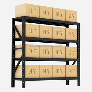 HY Étagères de rangement robustes Rayonnage empilable en acier Palette empilable Entrepôt Pneu Rack Diviseurs Étagère de rangement en métal - Product Image 1