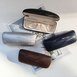 Eyeglass Case Rectangle Flip Metal Premium Texture Protective <b>Storage</b> <b>Box</b> For Glasses And Sunglasses - Product Image 1