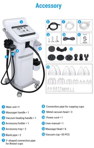 Nouvel appareil de massage portatif G8 Pro 8 en alliage chromé avec têtes vibrantes et ventouses pour l'élimination de la cellulite - Product Image 2
