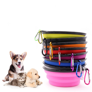 Colorido <span class=keywords><strong>Pet</strong></span> Portátil Dog Food <span class=keywords><strong>Bowl</strong></span> 350ml TPE Silicone Dog Folding <span class=keywords><strong>Bowl</strong></span>