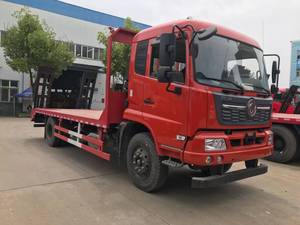 Camion plateau Dongfeng 4X2, Camion de transport de machines de construction Dongfeng 4X2, Porte-chargeurs à plateau Dongfeng 4X2, Dongfeng 4x2 plateau - Product Image 3