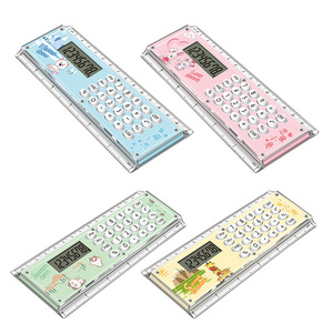 Sinh viên học tập trong suốt 15cm Túi cai trị điện tử máy tính trung tâm mua sắm khuyến mãi pin Powered - Product Image 4