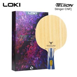 Lame <span class=keywords><strong>de</strong></span> tennis <span class=keywords><strong>de</strong></span> table LOKI TLESON CNF 7 plis en fibre <span class=keywords><strong>de</strong></span> carbone durable, caoutchouc à picots, 90g5, joueurs professionnels - Product Image 5