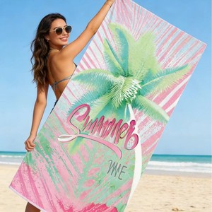 Toalla de playa más vendida, toalla de baño de microfibra, tapete rectangular de playa estampado, toalla de baño de secado rápido, chal. - Product Image 4