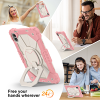 Funda Protectora de Silicona Resistente con Soporte 360 para Tablet Xiaomi Redmi Pad 2 Pro 12.1 Pulgadas POCO Pad M1 12.1 Pulgadas 2025 con Logotipo Personalizado