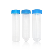 Tubes de centrifugation de laboratoire 50 ml 10 ml 15 ml en polypropylène plastique, coniques à bords évasés, avec bouchon à vis