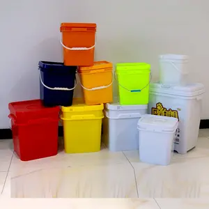 Wholesale Customized Square Bucket Thickened Turnover Pp Plastic Storage Iml Molds