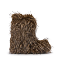 Bottines plates en fourrure d'hiver pour femmes, design personnalisé, chaussures de luxe tendance