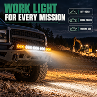 Barre lumineuse LED bicolore HSSH 210W, 38 pouces, simple rangée, combiné ambre/blanc, lampe de toit 9-30V 8000Lm pour camion et voiture