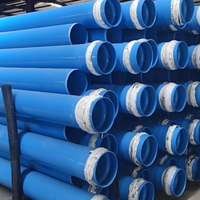 Tuyau en PVC gris U-PVC conforme à la norme ISO 3663, haute pression, pour l'alimentation en eau industrielle et le drainage, marque Qianxin, DN20-DN800mm, personnalisable