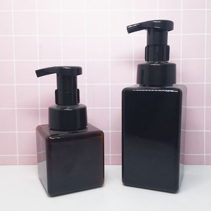 250ml 450ml 500ml PET Square Foam Dispenser <b>Pump</b> Sprayer <b>Bottle</b> for Hand Wash and Body Foaming Soap - Product Image 3