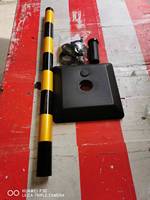 Poteau de signalisation en plastique, sécurité routière, localisateur de stationnement fixe, barricade, piquet de sol, chaîne de suspension mobile, tige de route