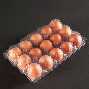 กล่องพลาสติกใส่ไข่ 15 หลุม ถาดบรรจุภัณฑ์ไข่ไก่ - Product Image 2