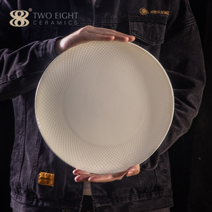 Vajilla de porcelana de hueso fino para restaurante y hotel, juego de vajilla de lujo, platos de porcelana de hueso, venta al por mayor, <span class=keywords><strong>2021</strong></span> - Product Image 5