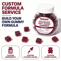 Gummies NAD+ Resvératrol Collagène Peptides Biotine Kératine Berbérine Saveur Baies 60 Unités Complément Adulte
