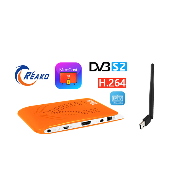 DVB-S2 GX6605S Digital Satellite TV Box with H.264 HD Decoder Free Air Decoder 3G/4G Dongle for Support 12 Months Warranty