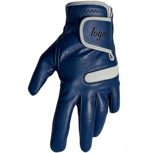 Gant de golf en cuir Cabretta à doigts entiers avec logo personnalisé, respirant, antidérapant, en peau de mouton, pour golfeur - Product Image 3