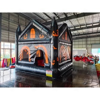 Maison de rebond de qualité commerciale pour locations de fête Château gonflable d'Halloween pour anniversaire d'enfants