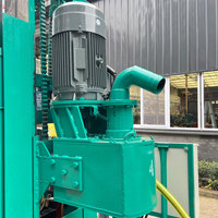 Foreuse hydraulique rotative pour puits d'eau, capacité de 150 mètres de profondeur, diamètre de forage de 600 mm, tête motrice et boîte de vitesses à puissance accrue