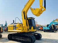 Excavatrice Komatsu PC160-7 d'occasion en bon état, engin de construction avec moteur, boîte de vitesses, pompe et roulement