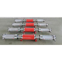 Compresseur de surpression hydraulique pour station de recharge d'hydrogène, similaire à la pompe à piston haute pression Haskel