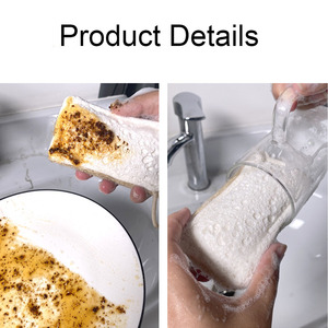 Éponge de nettoyage écologique en loofah et cellulose compressée, éponge de nettoyage biodégradable en fibres de sisal et cellulose - Product Image 4