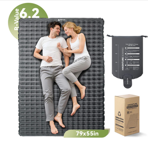 Colchoneta <span class=keywords><strong>Inflable</strong></span> para Camping con Valor de R de 3.5, Ultraligera, de Nailon 40D y TPU, Aislante, Compacta, para Todas las Estaciones - Product Image 2