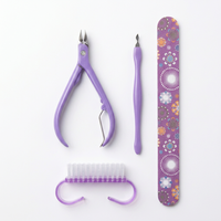 Ensemble d'outils de manucure et de pédicure portable, kit professionnel de soins des ongles pour une utilisation personnelle à domicile