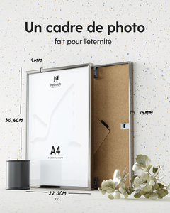 Marcos de Fotos al por Mayor, Marcos de Aluminio Metálico para Fotos de Pared en 4 Colores, Tamaños A1 y A3, con Vidrio - Product Image 2