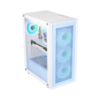 SAMA OEM milieu de la tour verre trempé armoire PC ordinateur de jeu boîtier PC maille métallique boîtier ATX