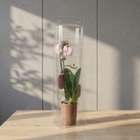 Boîte de transport haute pour fleurs, avec design respirant et résistant aux chocs, pour emballage floral, OEM personnalisé