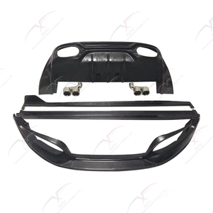 Car Bumper Modification Upgrade <strong>Carbon</strong> <strong>Fiber</strong> Front Spoiler Side Skirts Rear Diffuser Body Kit for <strong>Jaguar</strong> <strong>XE</strong> Body Kit 2015-2019 - Product Image 2