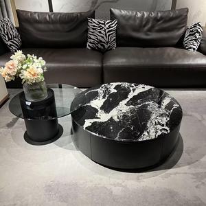 Ánh sáng phong cách sang trọng căn hộ nhỏ thiết kế cao cấp MDF Microcrystalline Đá Bàn cà phê kết hợp - Product Image 1