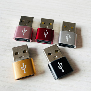 USB C To USB Adapter Aluminum Alloy <b>Plug</b> In For Mobile Phone Type C Female To A Male OTG 3.1 PD <b>Fast</b> <b>Charging</b> Connector - Product Image 2