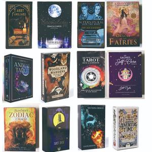 Vente en gros de cartes de tarot anglaises, jeu d'oracle, outils de divination mystérieux, cartes de divination, jeu de tarot pour jeux de société - Product Image 1
