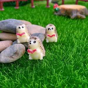 Figuras de madres y crías de erizos, decoración de jardín de resina, adorno con forma de animal pintado para interiores y exteriores - Product Image 2