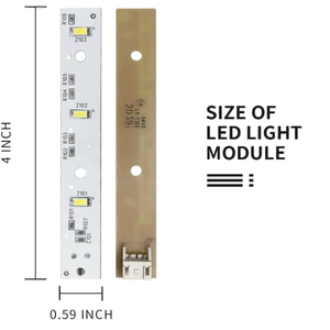 Nouvelle carte lumineuse LED améliorée WR55X26671 pour congélateurs et réfrigérateurs <span class=keywords><strong>GE</strong></span>, remplace PS11767930 AP6035586 4468532 EAP11767930 - Product Image 2