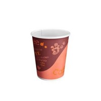 Gobelets en papier kraft jetables biodégradables et compostables, écologiques, de qualité alimentaire, à paroi simple, blancs, 12 oz, 300 g/m², avec revêtement PE, personnalisables