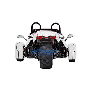 Voiture de sport électrique à trois roues, véhicule tout-terrain, châssis en acier, 2 places, certifiée CE, convertible pour adultes, capacité de charge de 300 kg, 150 ch - Product Image 4