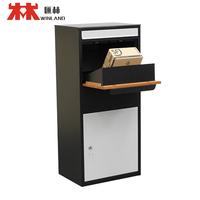 Boîte aux lettres extérieure autoportante pour appartement, livraison express, ouverture en haut