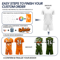 Tenues de football personnalisées pour équipes, anti-humidité, avec impression par sublimation pour jeunes