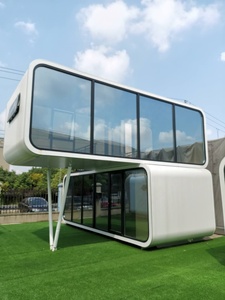 Chất Lượng Cao Garden Cottage Nhà Luxury Pre Sản Xuất <span class=keywords><strong>Log</strong></span> Nhà Liền Mạch, Cách Nhiệt Cao, Chống Gió, Chống Chấn Động - Product Image 2