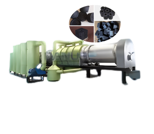 Bois à hautes températures rasant l'équipement continu rotatoire de four de carbonisation à vendre - Product Image 1