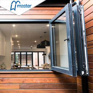 Vente flash - Nouveau style - Fenêtre à double vitrage isolante résistante aux ouragans NFRC - Fenêtre à rupture de pont thermique en aluminium - Fenêtres pliantes - Product Image 2