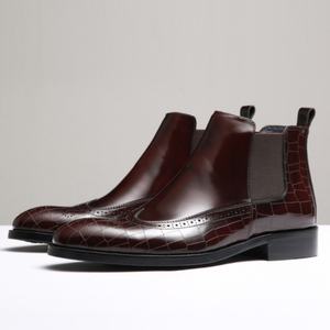 Botas de Tobillo Marrones de Alta Calidad para Hombre, Mocasines de Cuero Británico Lavado, Estilo Retro, con Cordones y Suela Goodyear, Impermeables - Product Image 5