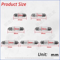 Ampoules de plafonnier automobile, ampoule à double extrémité, éclairage intérieur, éclairage de coffre, éclairage de plaque d'immatriculation, 12V/24V, halogène C5w/10w