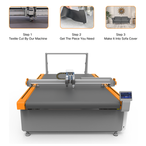 Kumaş bez 2516 tekstil kesme makinesi giysi için DK CNC dijital masaüstü kesici kesme makinesi - Product Image 2